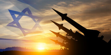 Israel-Flag-Missles-War